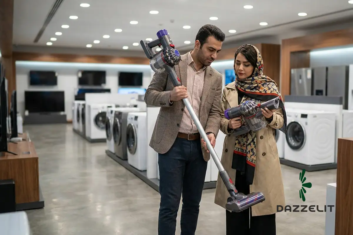 مقایسه ظاهر جاروبرقی عصایی و شارژی