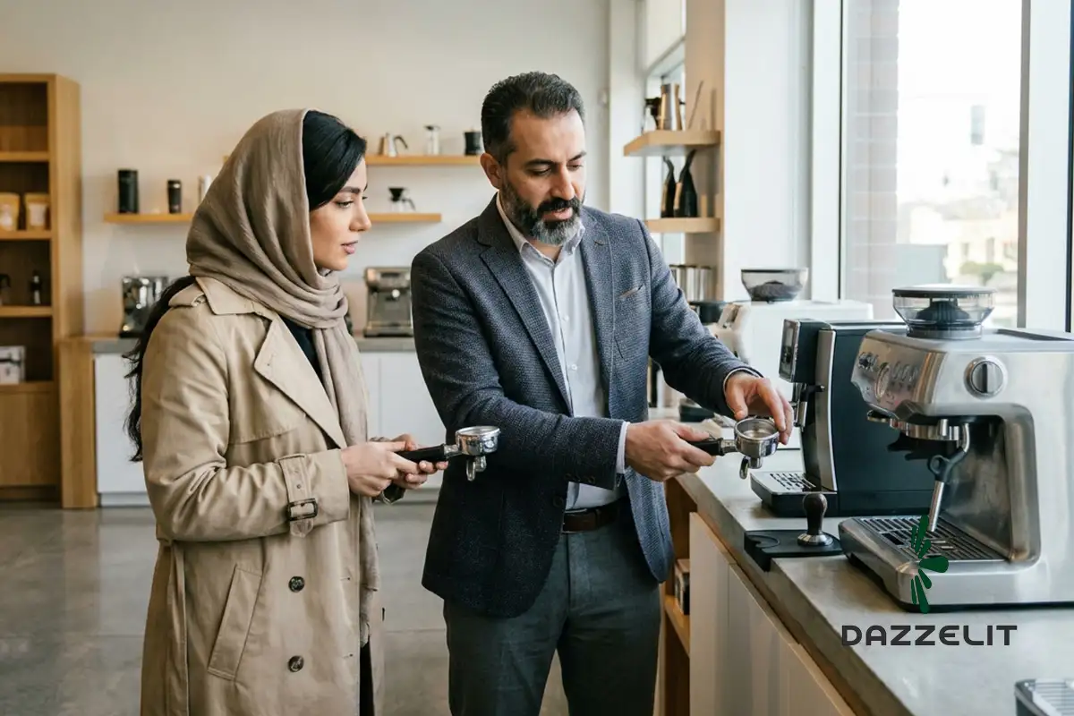 تفاوت فرآیند درست کردن قهوه در اسپرسوساز اتوماتیک و نیمه اتوماتیک