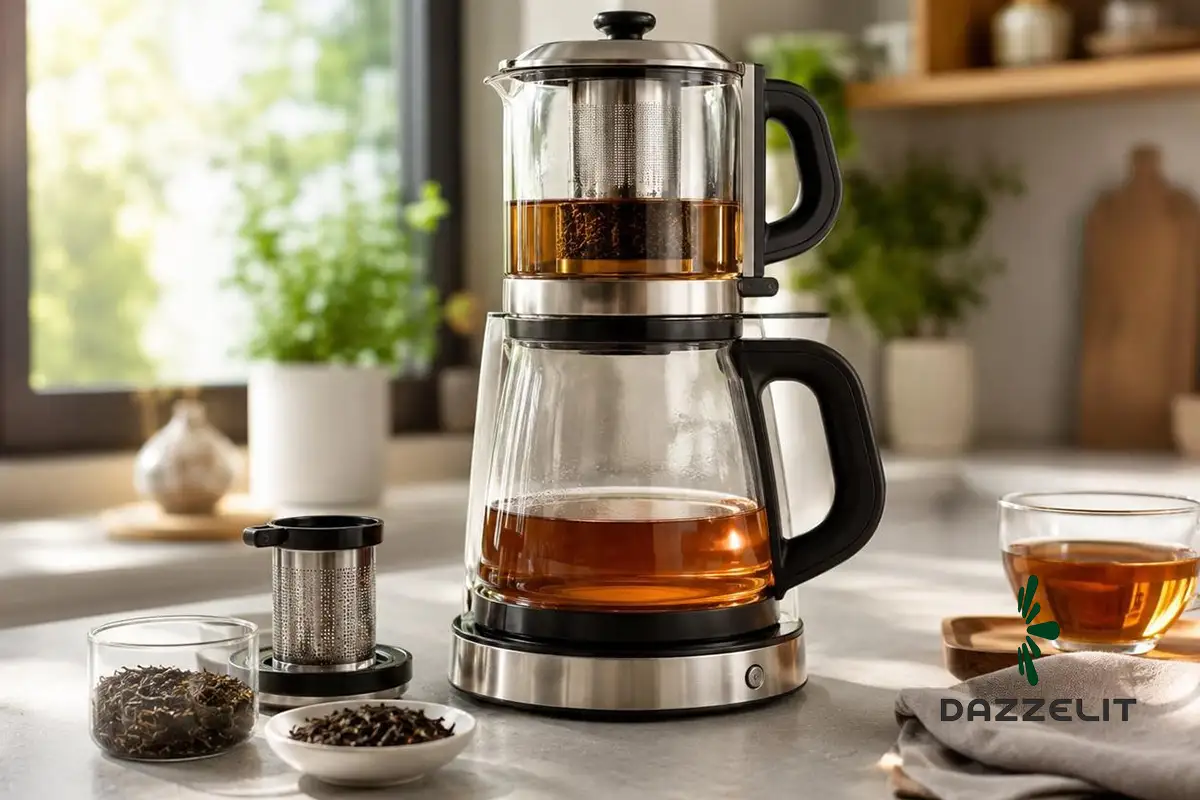 درست کردن چای خوش رنگ با چایساز