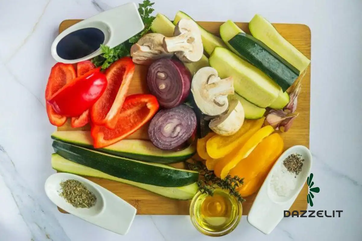 آماده سازی سبزیجات برای پخت در سرخ کن بدون روغن