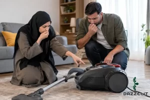 چرا جاروبرقی بوی سوختگی می دهد؟